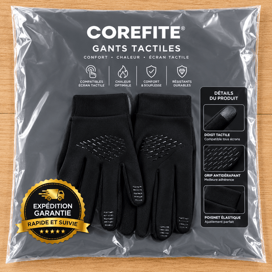 Gants Tactiles Corefite Edition 2026 - Meilleure Vente - corefitetshirt